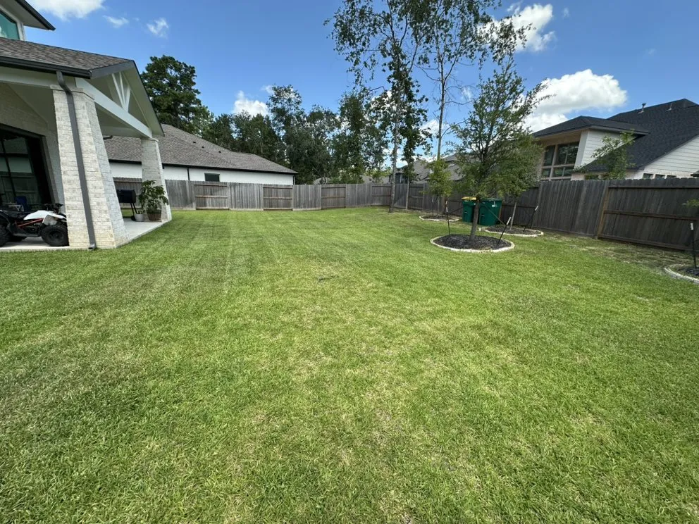 Professional garden landscaping for residential properties in Navasota, TX by River Rock Landscaping