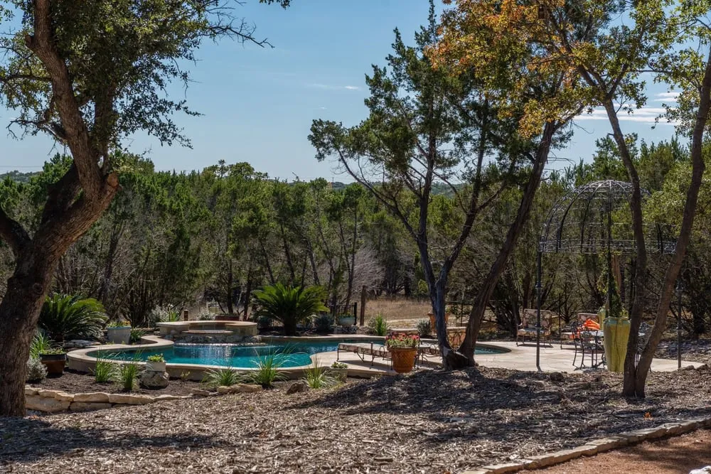 Custom landscape installation in Austin, TX - River Rock Lawn and Landscaping