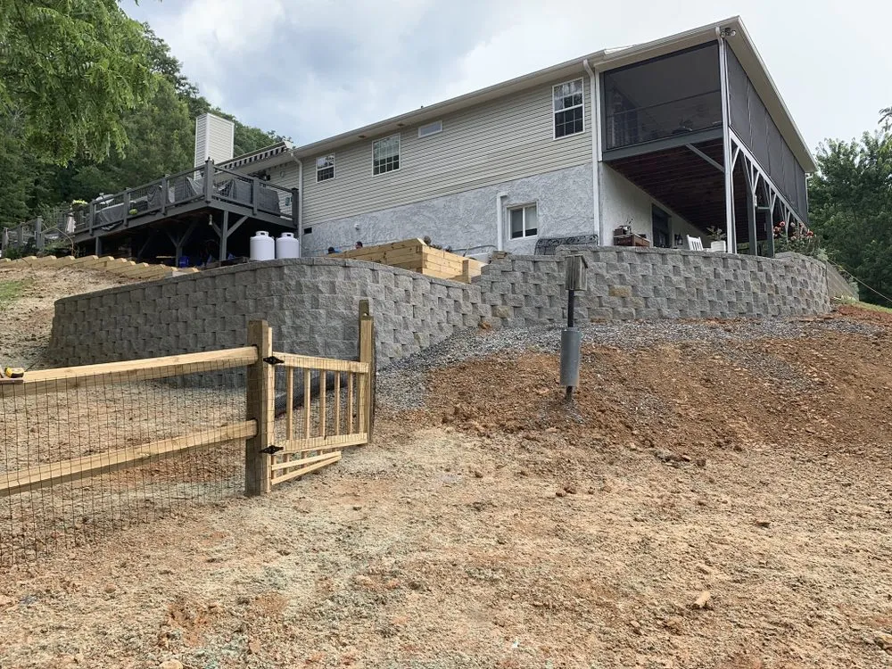 Affordable landscape design in Asheville, NC by River Side Outdoor