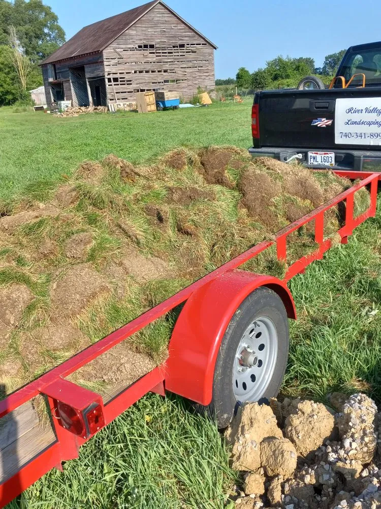 Custom landscape installation in Medina, OH by River Valley Landscaping