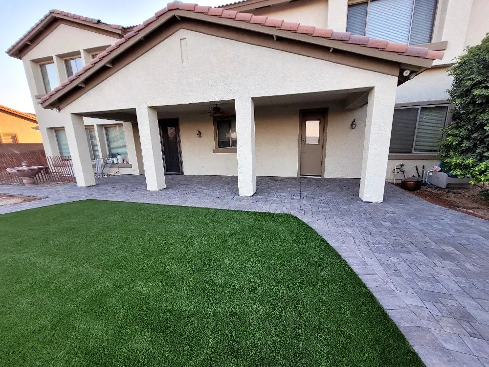 Custom landscape design for residential properties in Phoenix, AZ by River View Hardscape