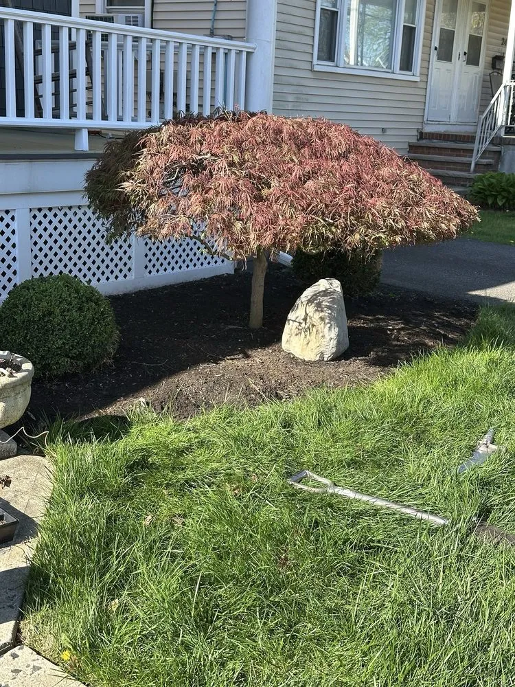 Local garden landscaping with custom design in Bound Brook, NJ by Rivera Brothers Landscaping