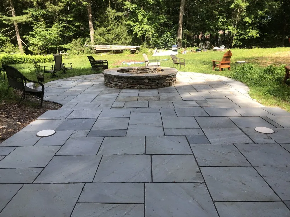 Local lawn mowing service in Lebanon, CT by Rivera Construction & Hardscaping