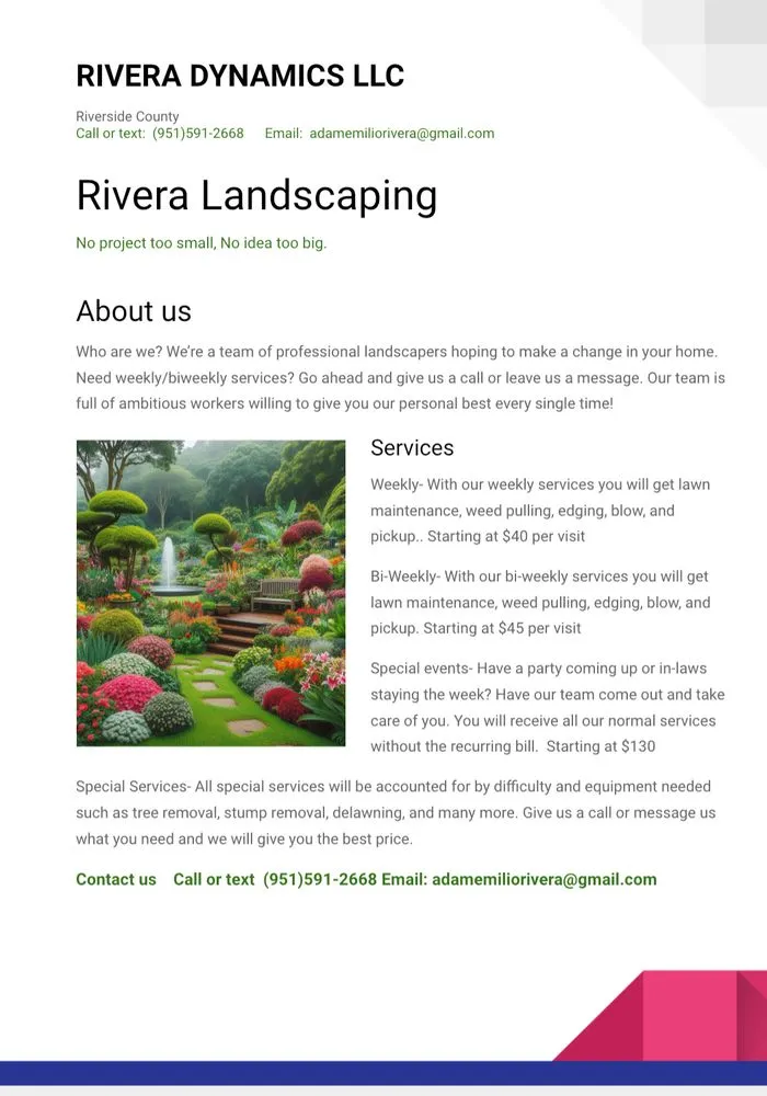 Trusted landscape design for outdoor upgrades in Norco, CA by Rivera Landscaping