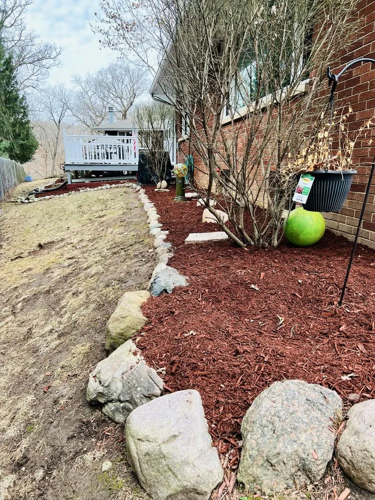 Custom landscape installation for outdoor upgrades in Ottawa, IL by Rivera Lawn Care