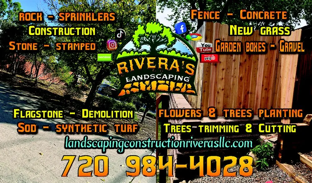 Custom garden landscaping in Northglenn, CO by Rivera's Landscaping And Construction