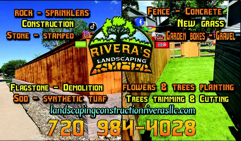 Top-rated landscaping services for beautiful yards in Northglenn, CO by Rivera's Landscaping And Construction