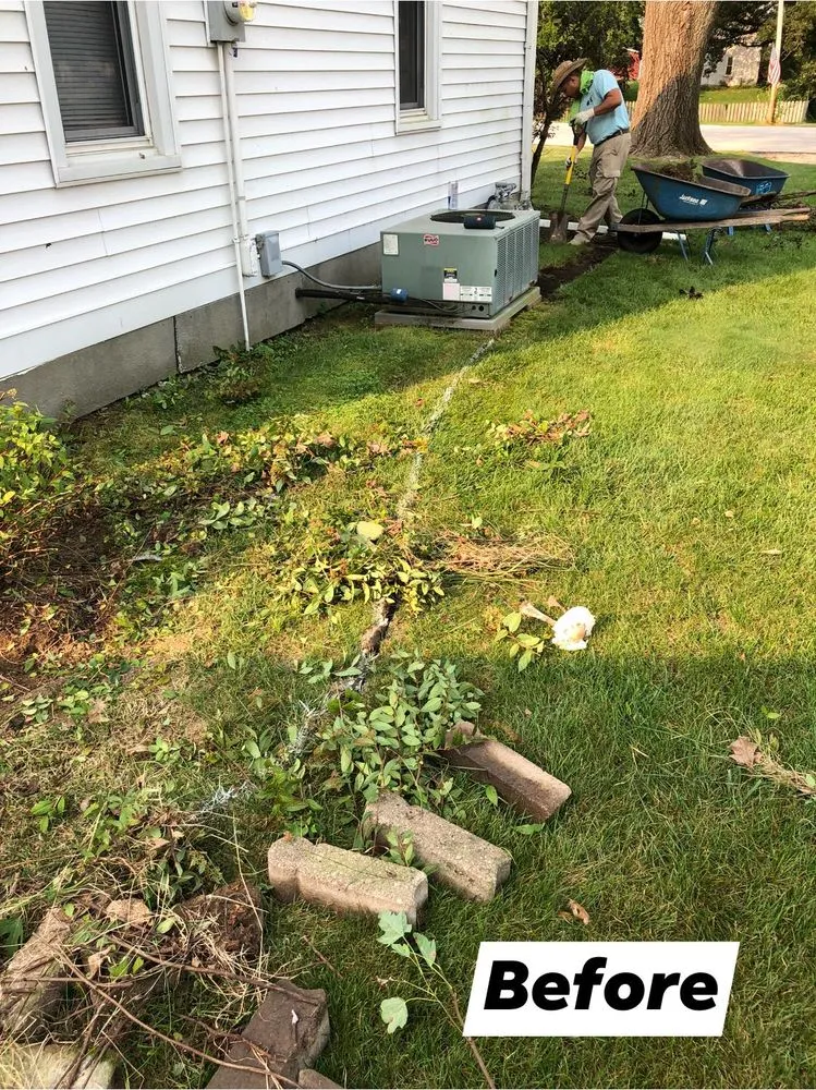 Custom landscape installation in Rock Island, IL - Rivera’s Landsping