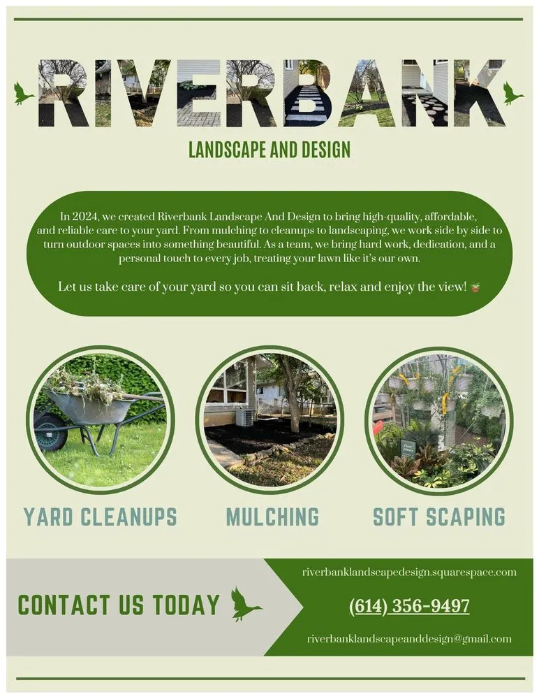 Custom yard cleanup service in Columbus, OH by Riverbank Landscape and Design