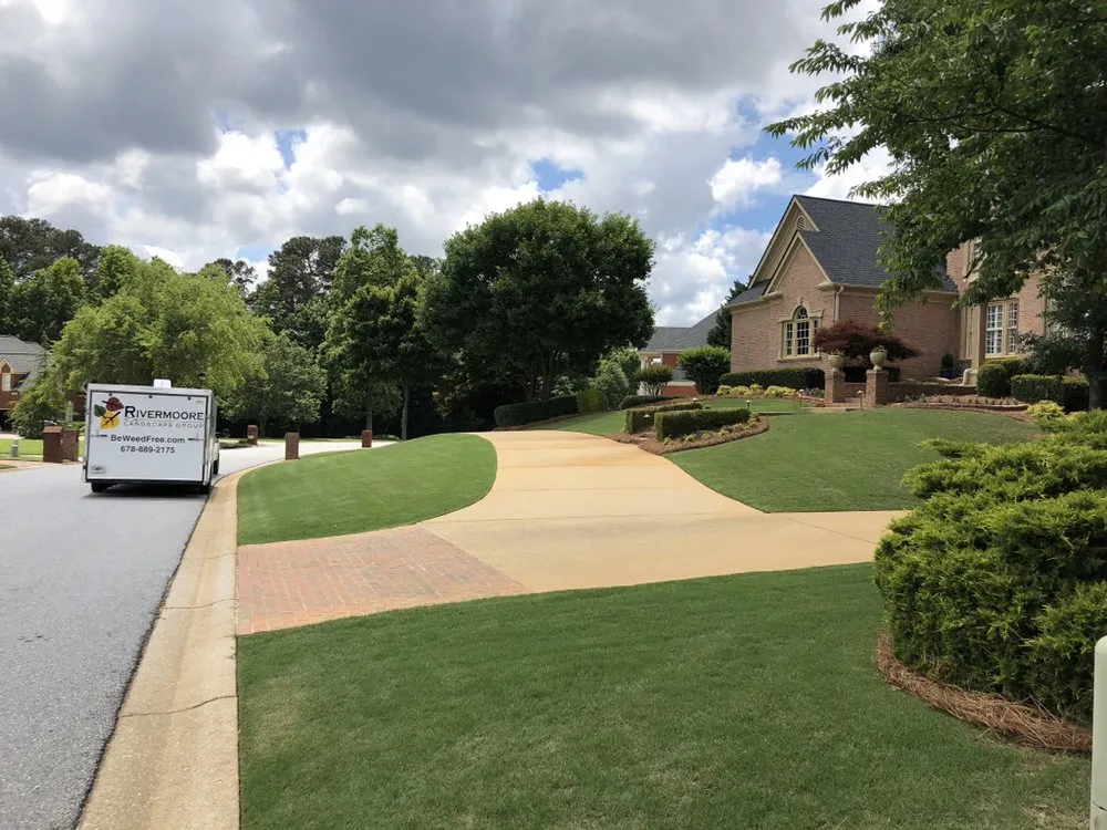 Local landscaping services for residential properties in Auburn, GA by Rivermoore Lawn Care