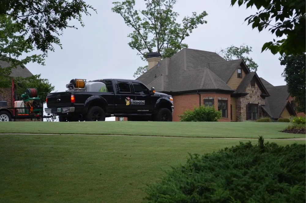 Expert garden landscaping with custom design in Auburn, GA by Rivermoore Lawn Care