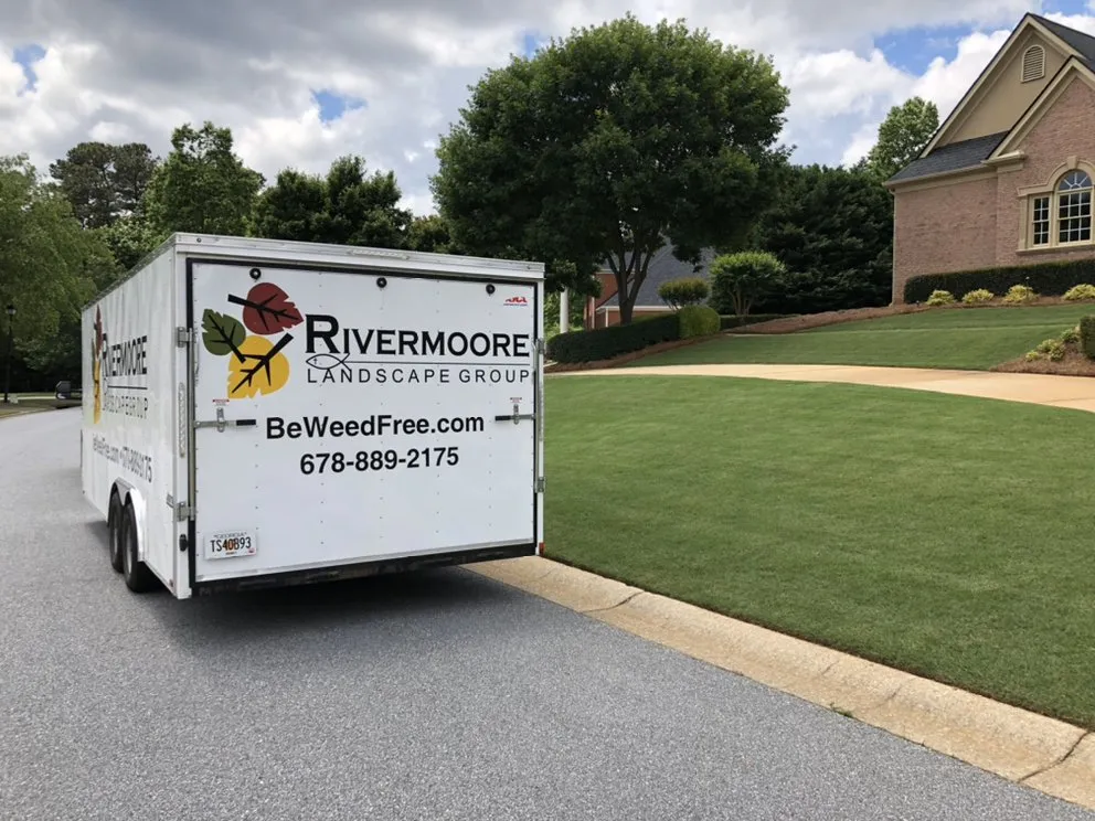 Affordable yard cleanup service for residential properties in Auburn, GA by Rivermoore Lawn Care