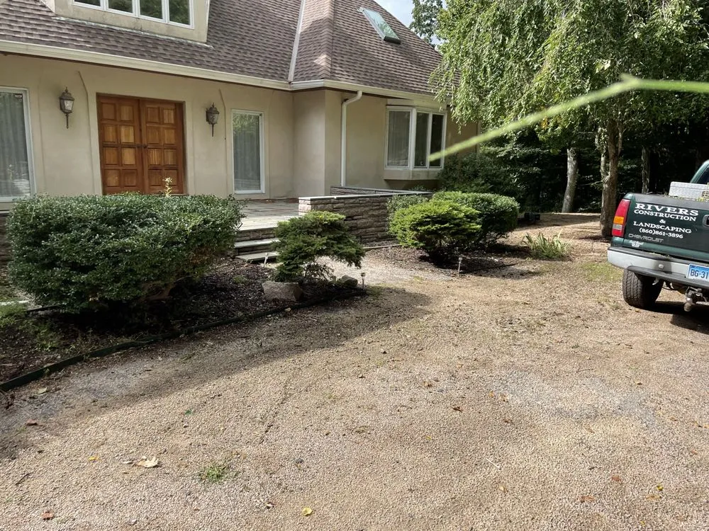 Affordable outdoor landscaping for residential properties in Canterbury, CT by Rivers Construction & Landscaping