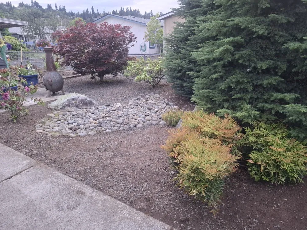 Reliable landscape installation for beautiful yards in Orting, WA by Rivers custom cuts Lawn Care/ Tree Removal