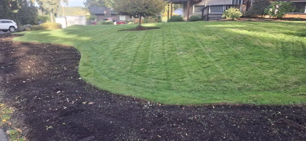 Affordable residential landscaping for beautiful yards across Orting, WA - Rivers custom cuts Lawn Care/ Tree Removal
