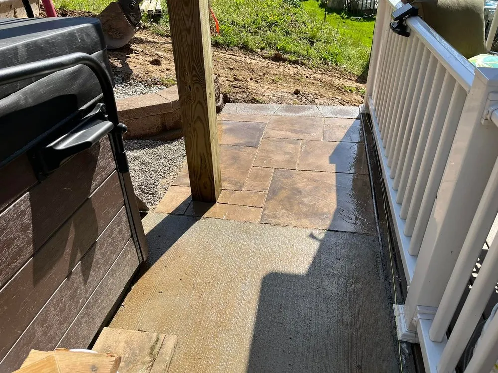 Local landscape installation in Clendenin, WV - Riverscapes Outdoor Living & Excavation