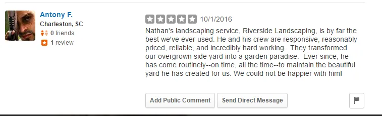 Trusted residential landscaping in Charleston, SC by Riverside Landscape Services