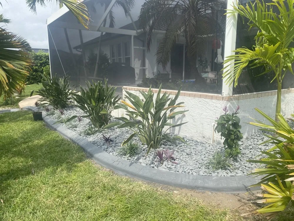 Professional outdoor landscaping in North Fort Myers, FL by Riverside Landscaping