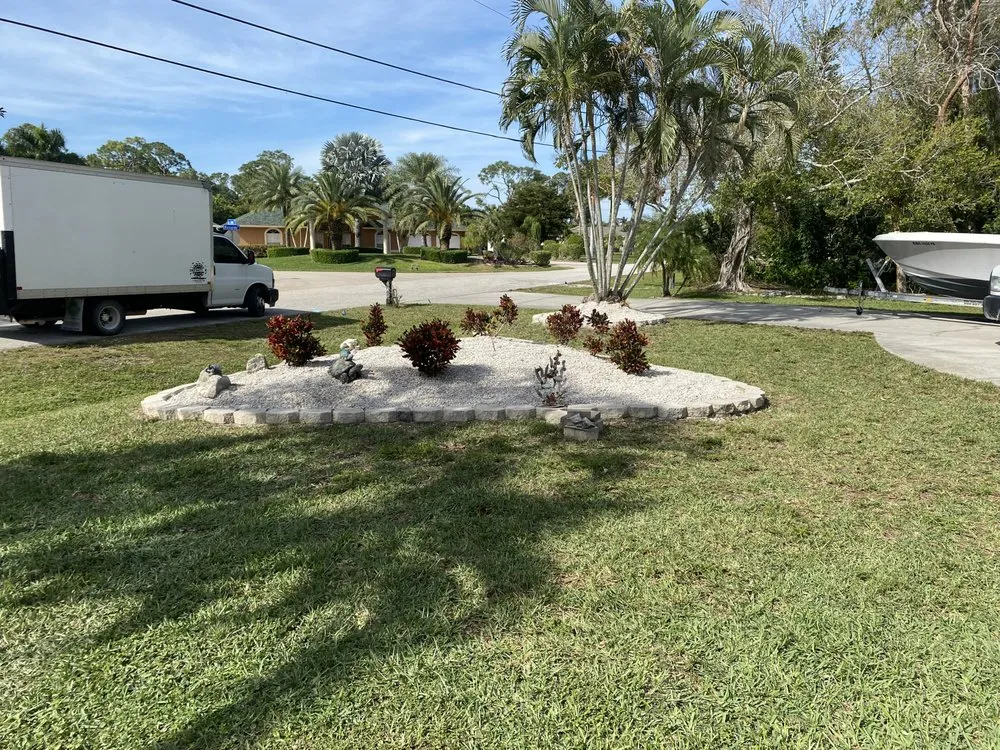 Local garden landscaping for homes in North Fort Myers, FL by Riverside Landscaping