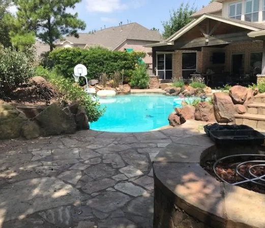 Custom yard cleanup service for outdoor upgrades in Conroe, TX by Riverside Lawn & Landscaping