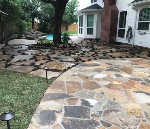 Affordable yard maintenance for beautiful yards in Conroe, TX by Riverside Lawn & Landscaping