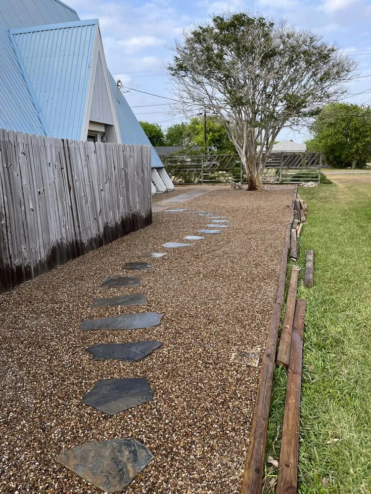 Professional outdoor landscaping in Corpus Christi, TX by Riverstone Landscaping