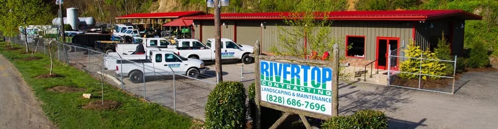 Professional lawn mowing service in Swannanoa, NC by Rivertop Contracting