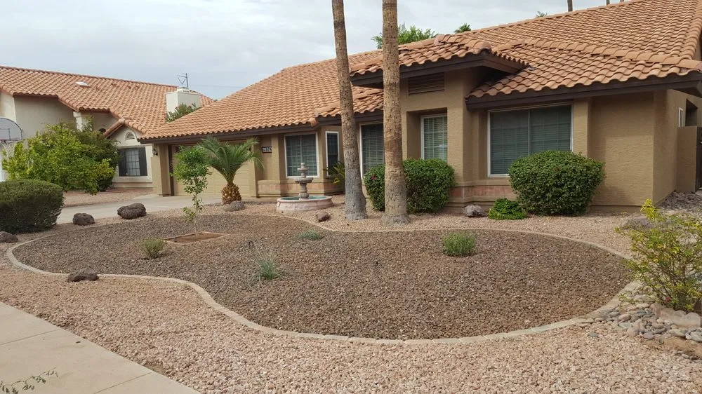 Affordable residential landscaping with custom design in Mesa, AZ by Riverview Property Services