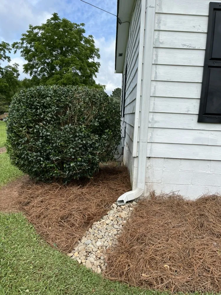 Custom landscape installation in Rock Hill, SC by Riverwalk Landscaping
