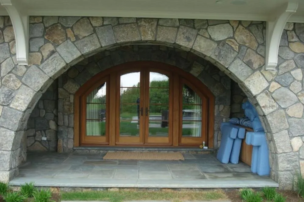 Trusted yard cleanup service with custom design in Weston, CT by Rizzo Masonry and Landscaping