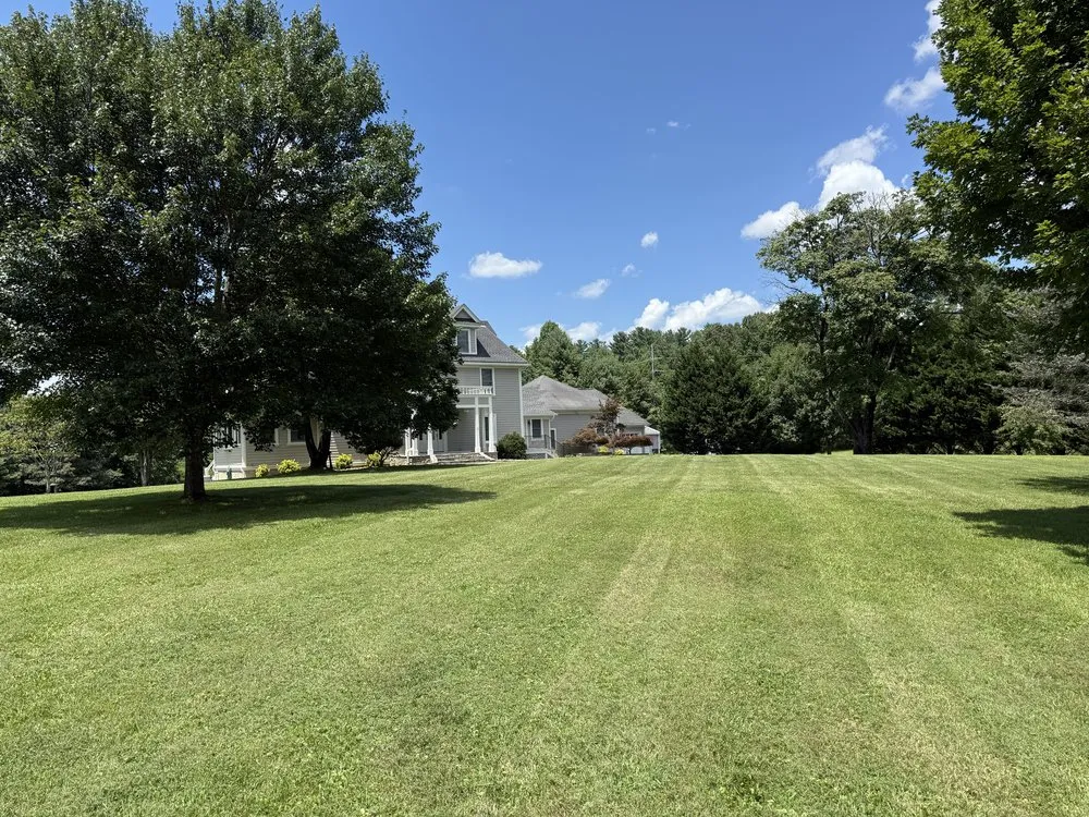 Custom landscape design with custom design in Flat Rock, NC by R&J Landscape and Development