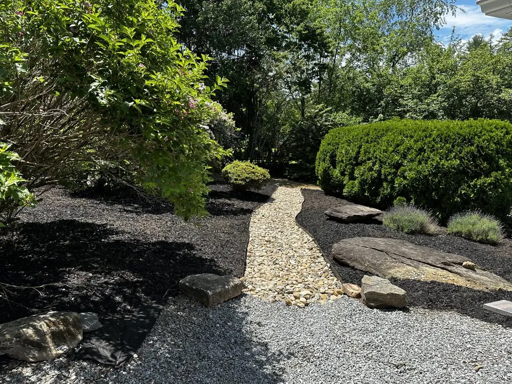 Custom garden landscaping in Flat Rock, NC - R&J Landscape and Development