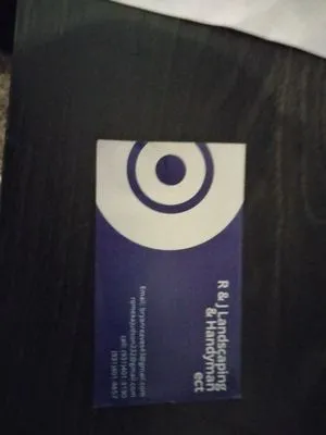 R&J Landscaping and Handyman Logo