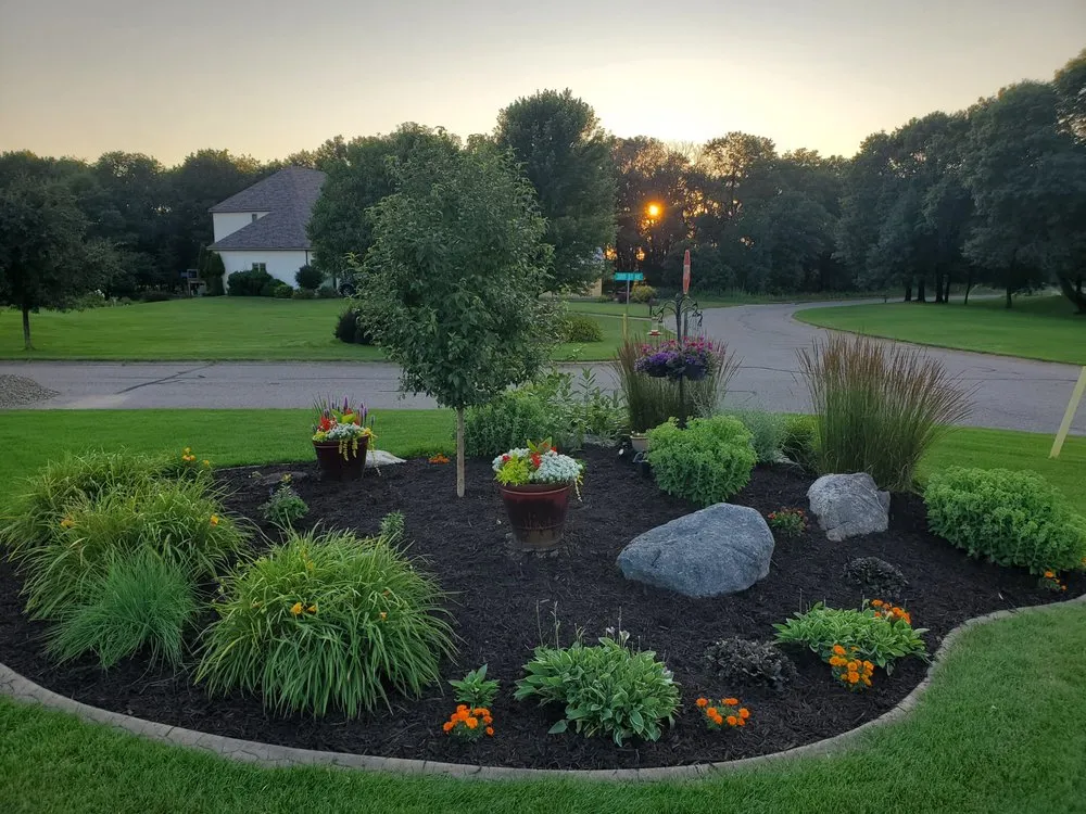 Custom yard cleanup service in Andover, MN by RJ Landscaping