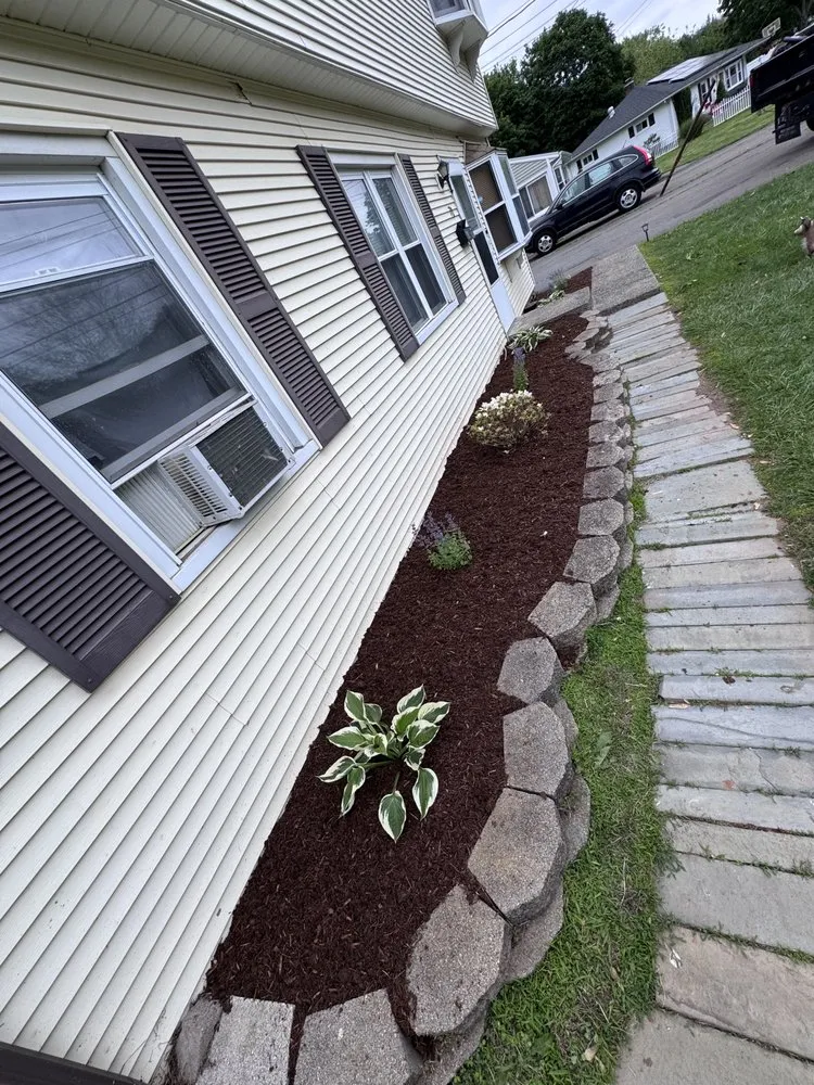 Expert lawn mowing service in East Haven, CT by R&J Landscaping