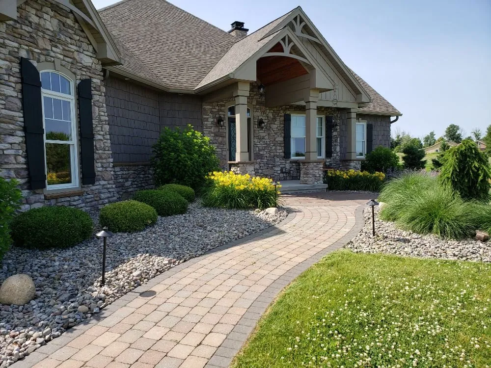 Expert landscape design with custom design across Farmington, NY - RJ Lawn and Landscape