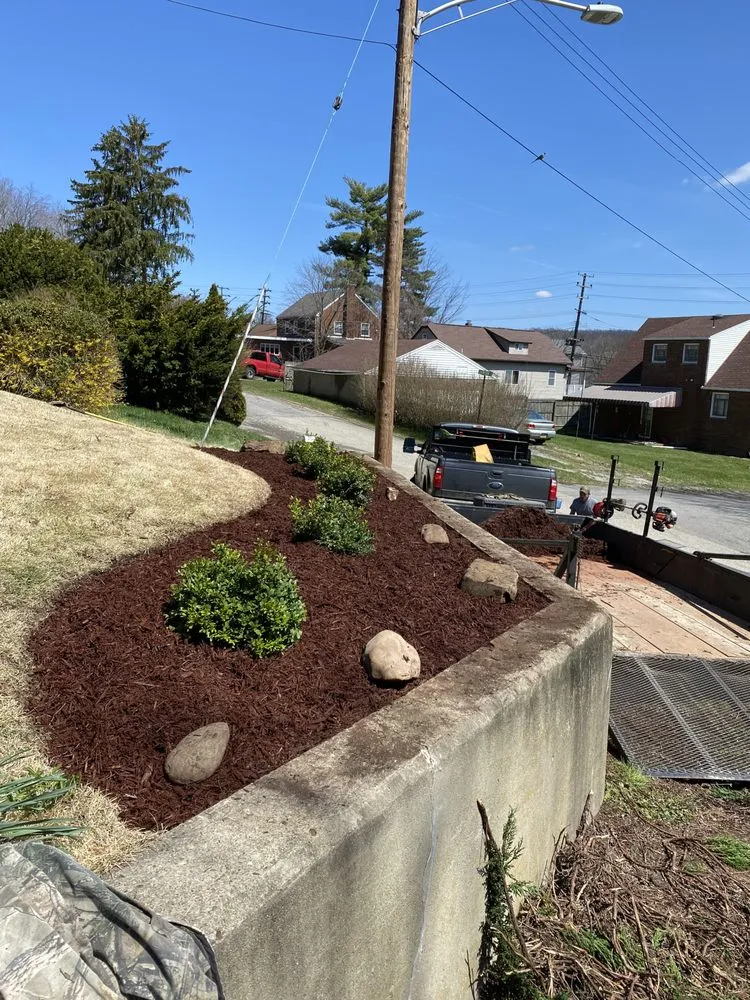 Expert residential landscaping for beautiful yards in Midland, PA by R&J Lawn service