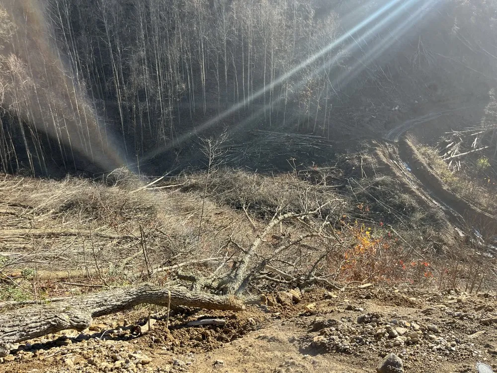 Custom landscape installation with custom design across Lake, WV - RJK