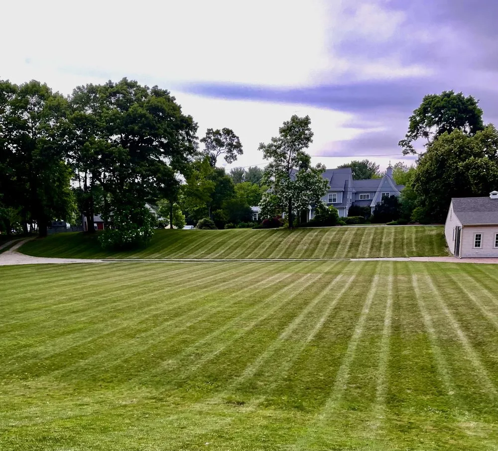 Custom landscape design for year-round maintenance across Hanover, MA - RJM Landscape