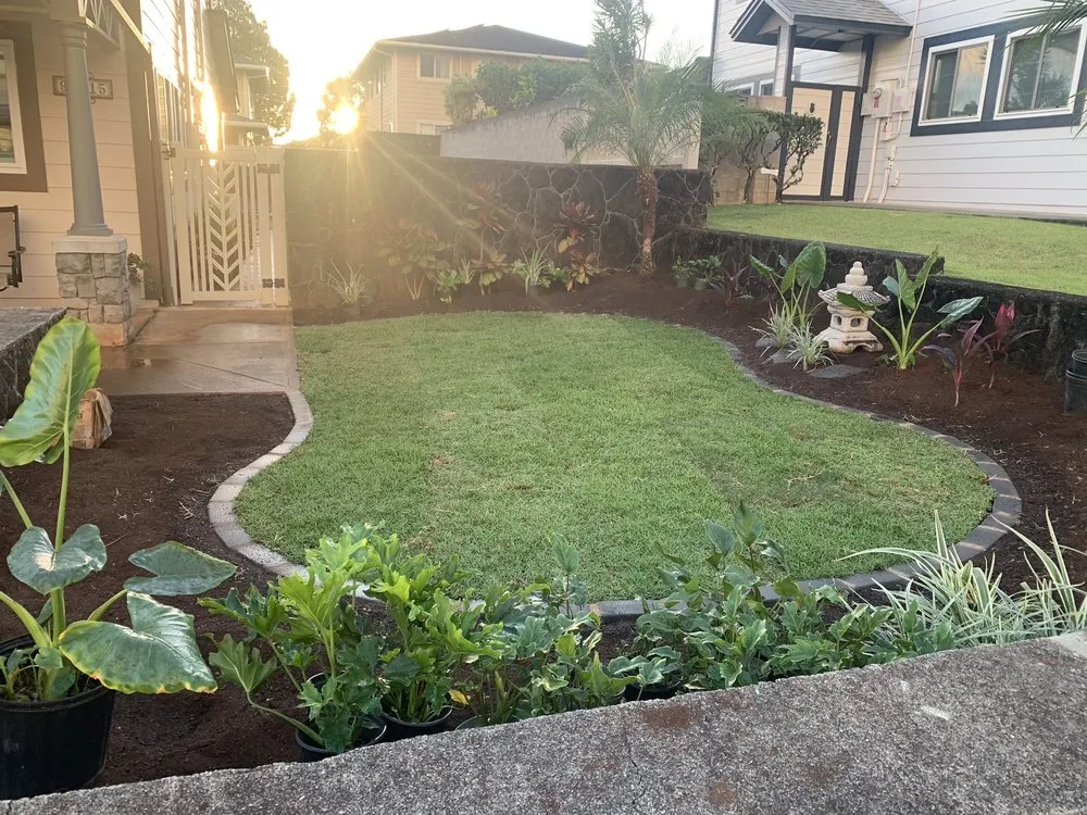Custom yard cleanup service for homes in Wahiawa, HI by RJP Landscaping & Services