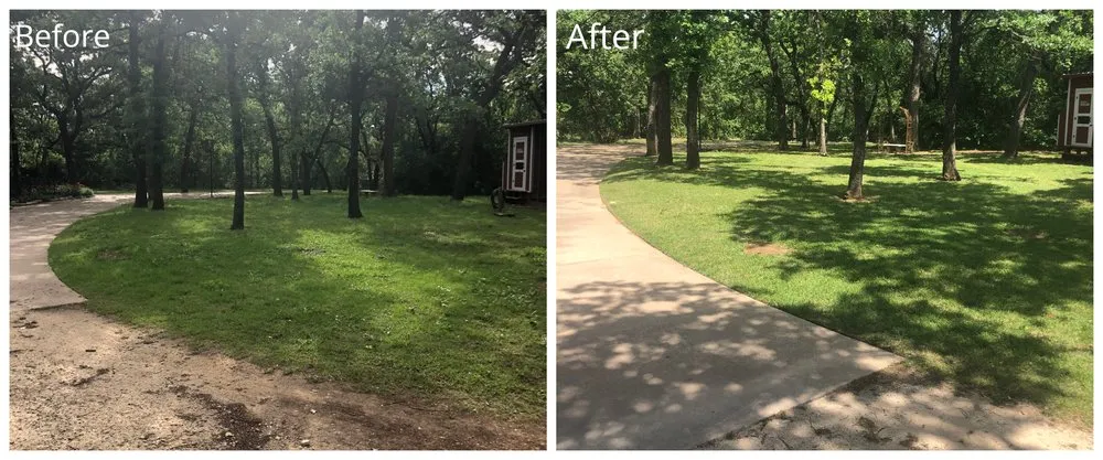 Professional landscape installation for outdoor upgrades in Burleson, TX by RKM Lawncare Services