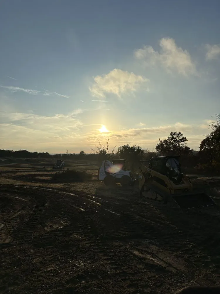 Custom landscape installation in Springtown, TX by RKP Excavating