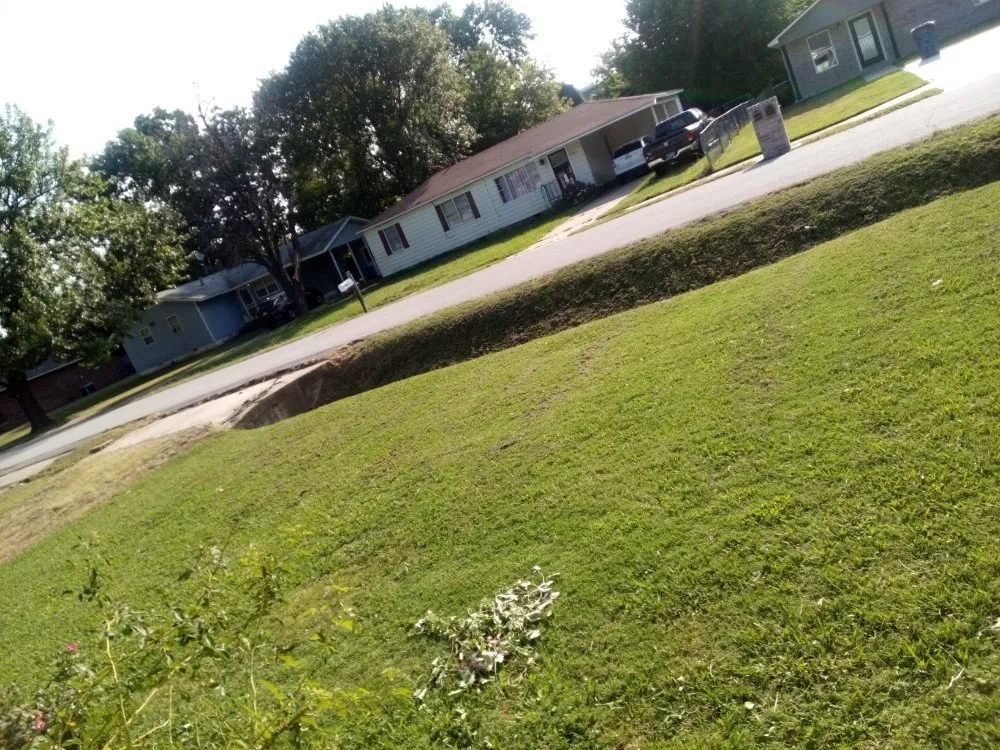 Professional garden landscaping for residential properties in Fort Smith, AR by RKT Lawn Care Tree Service