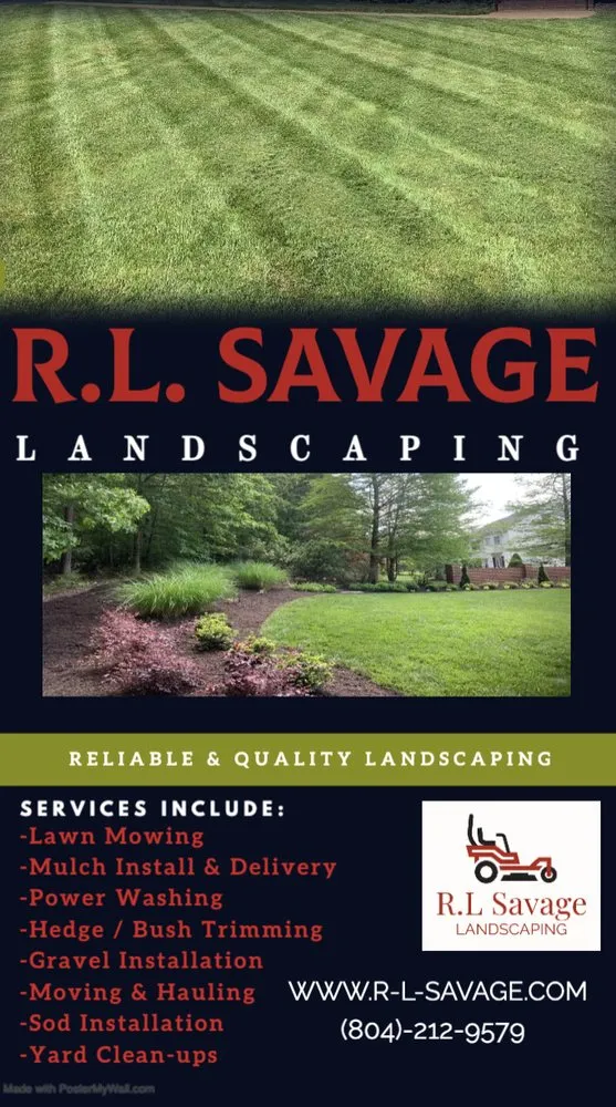Top-rated residential landscaping experts serving Richmond, VA - RL Savage Landscaping