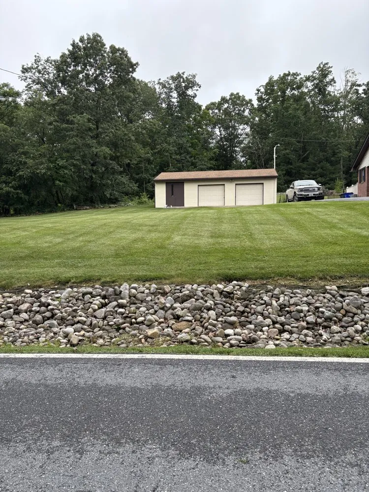 Custom landscape installation with custom design across New Market, MD - Rl Services