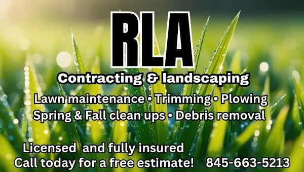 RLA Contracting and Landscaping Logo