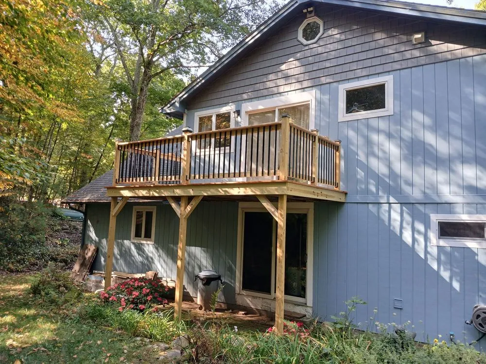 Custom landscaping services for homes in Brimfield, MA by RLH Enterprises