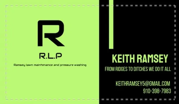 RLP Ramsey Lawn and Pressure Washing Logo