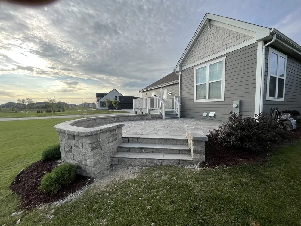 Professional landscape installation for beautiful yards across Milwaukee, WI - R&M Hardscape Designs & Lighting