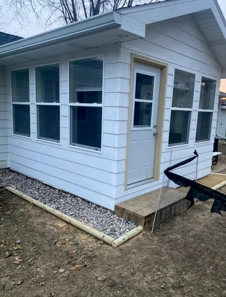 Local yard cleanup service with custom design in Blanchardville, WI by R&M Home Care & Improvement